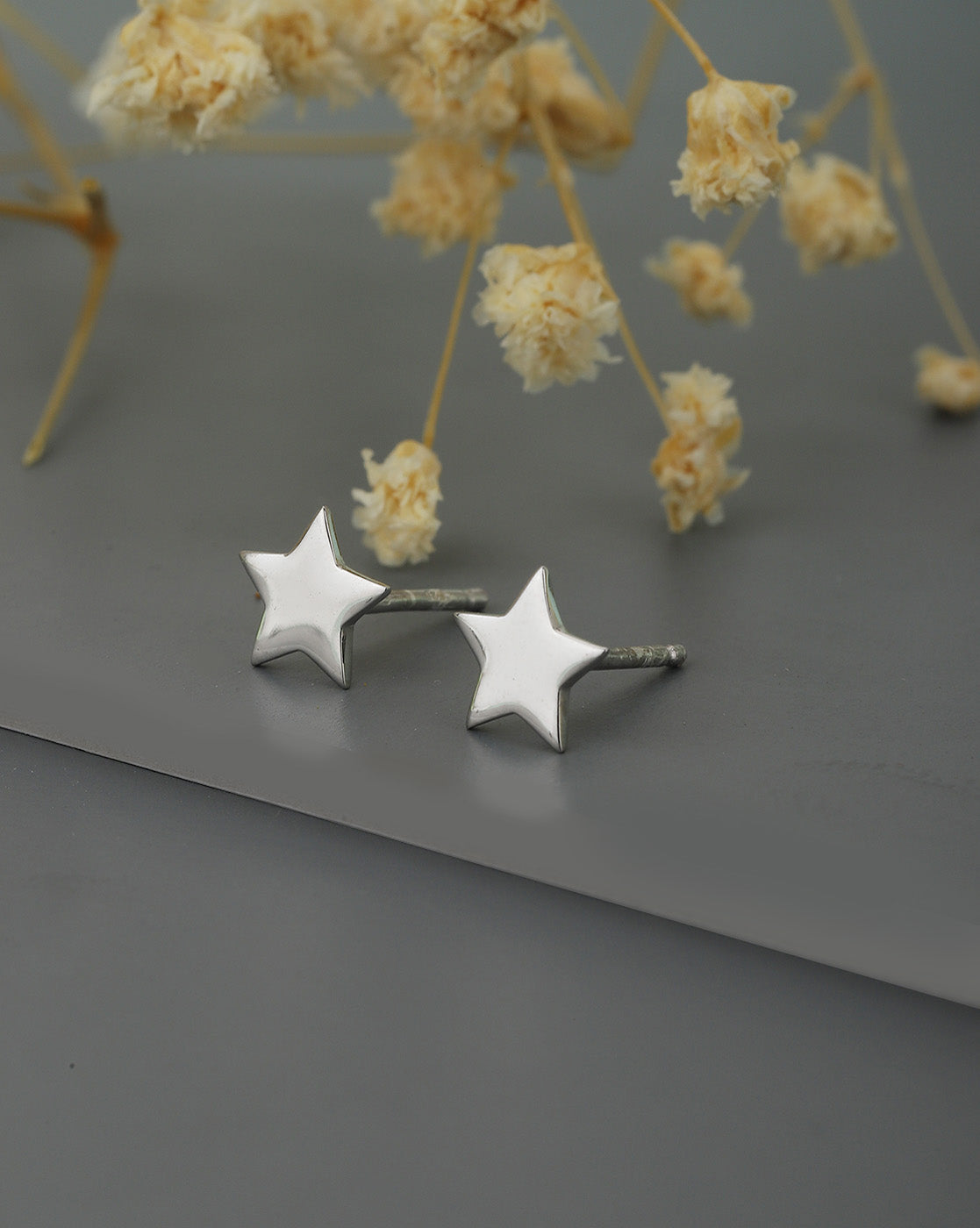 Premium Jewellery - Rose Gold Toned Cz Studded Rose Gold-Polished Contemporary Handcrafted Drop Earrings - Wahe Jewels - Swadesiicart