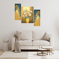 Tehzeeb Creations Set Of 3 Digital Wall Painting | Grocsy