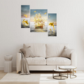 Tehzeeb Creations Set Of 3 Digital Wall Painting | Grocsy