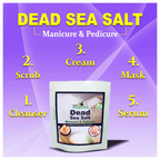 VedicAyurveda Dead Sea Salt Manicure & Pedicure kit | Grocsy