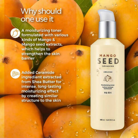 The Face Shop Mango Seed Moisturizing Toner - Korean Skincare | Grocsy