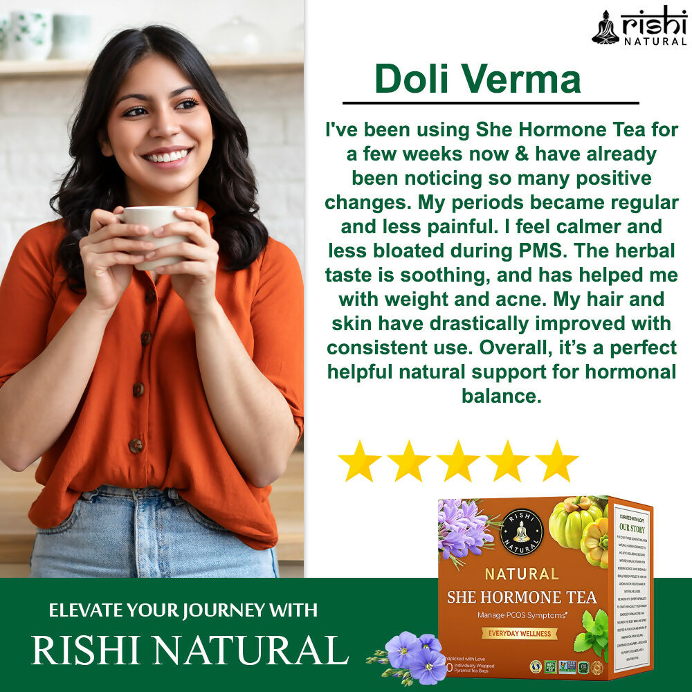 Rishi Natural She Hormone Tea | Grocsy