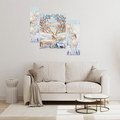Tehzeeb Creations Set Of 3 Digital Wall Painting | Grocsy