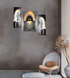 Tehzeeb Creations Set Of 3 Digital Wall Painting | Grocsy