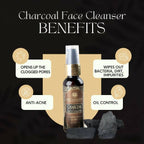 Organicos Charcoal Face Cleanser | Grocsy