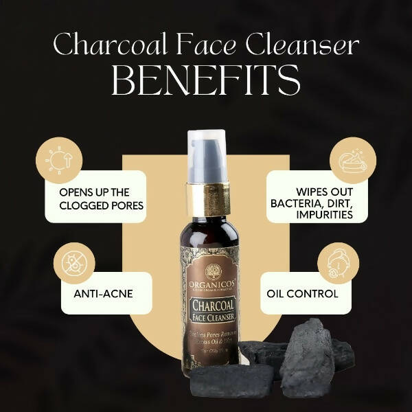 Organicos Charcoal Face Cleanser | Grocsy
