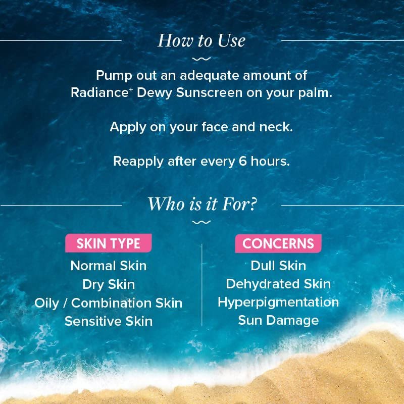 Aqualogica Radiance+ Dewy Sunscreen | Grocsy