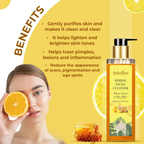 Rajasthan Herbals Herbal Facial Cleanser with Honey, Lemon & Rice Water | Grocsy