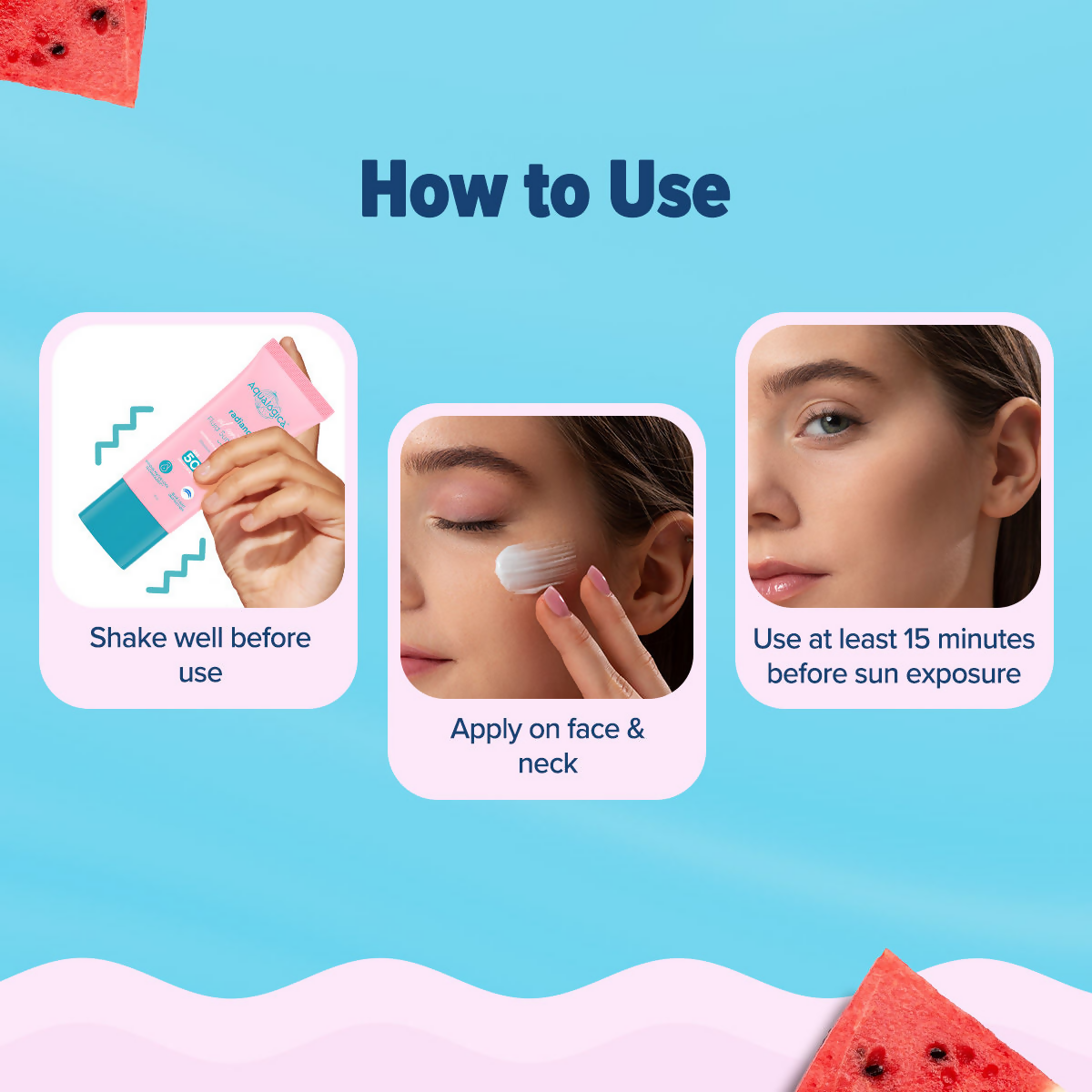 Aqualogica Radiance+ Oil Control Fluid Sunscreen SPF50+ PA++++ | Grocsy