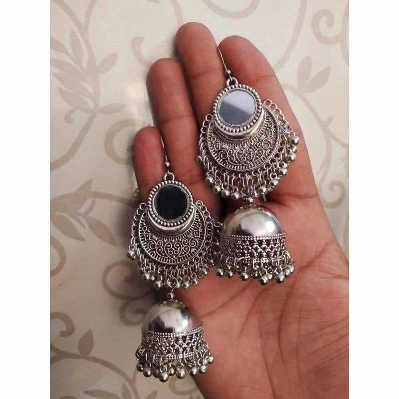 MS Fashion India Women artificial Silver Earring | Grocsy