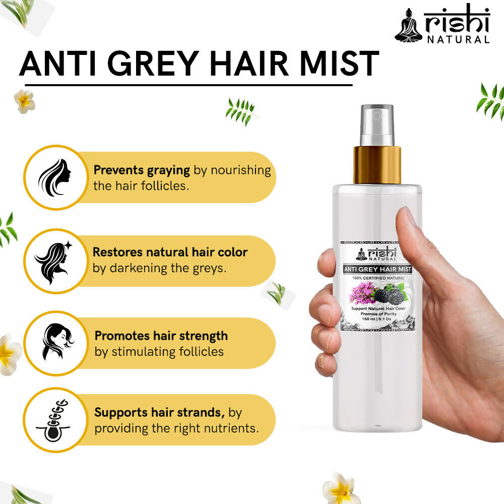 Rishi Natural Anti Grey Hair Mist | Grocsy