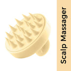 Nykaa Naturals Scalp Massager Brush For Blood Circulation & Natural Hair Growth - Yellow | Grocsy