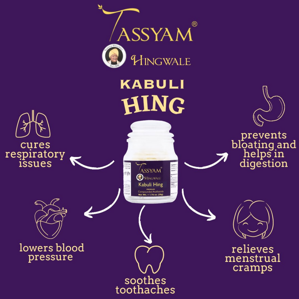 Tassyam Organics Kabuli Hing | Grocsy
