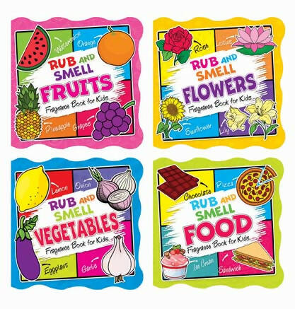 Dreamland Rub and Smell (Fragrance Book for Kids) (A set of 4 Books) | Grocsy