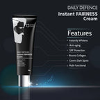 Qraa Men Daily Defence Instant Fairness Cream | Grocsy