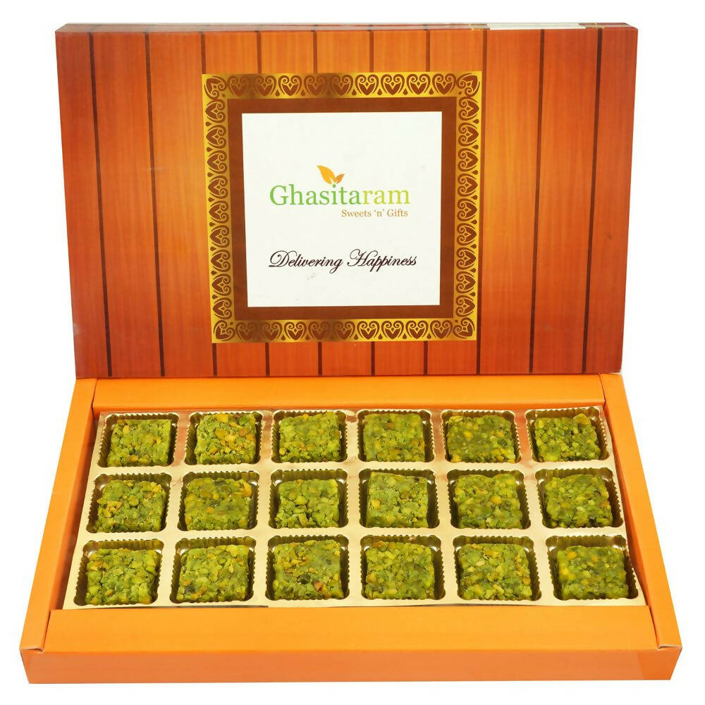 Ghasitaram Pure Pista Barfi | Grocsy
