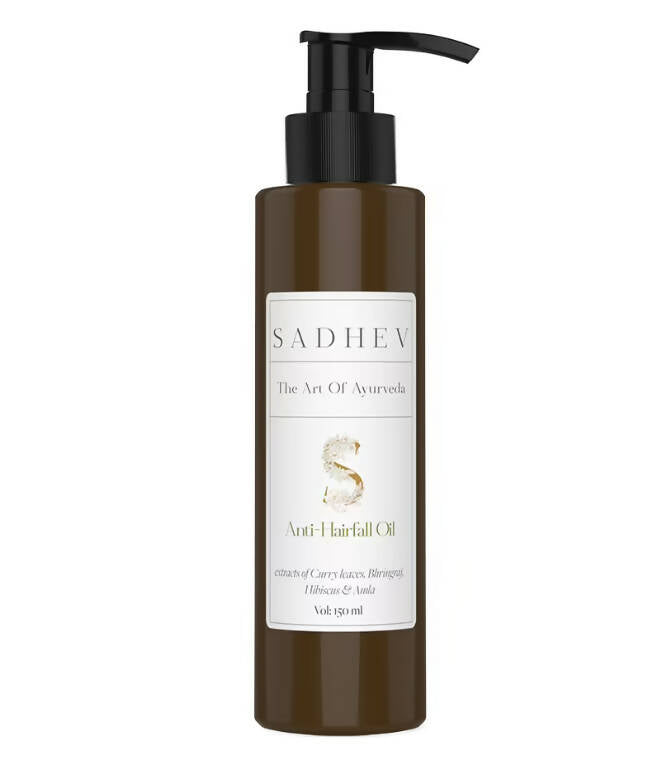 Sadhev Ayurvedic Anti-Hair Fall Oil | Grocsy