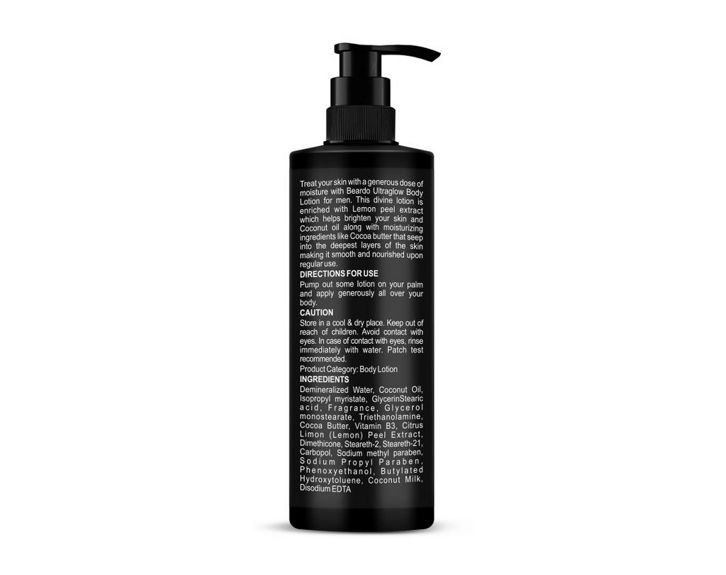 Beardo Ultra Glow Body Lotion For Men | Grocsy