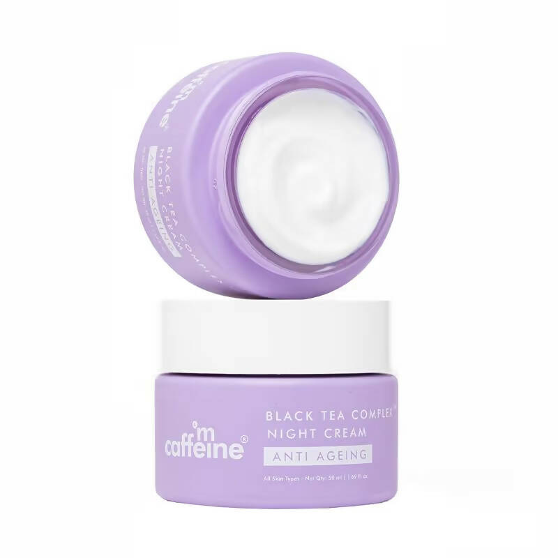 mCaffeine Black Tea Complex Anti Ageing Night Cream | Grocsy