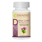 Pure Nutrition Naturals Milk Thistle Liver Detox Veg Tablets | Grocsy