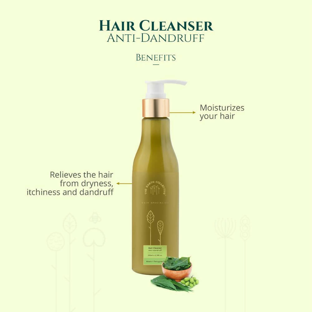 The Earth Collective Hair Cleanser - Anti-Dandruff | Grocsy