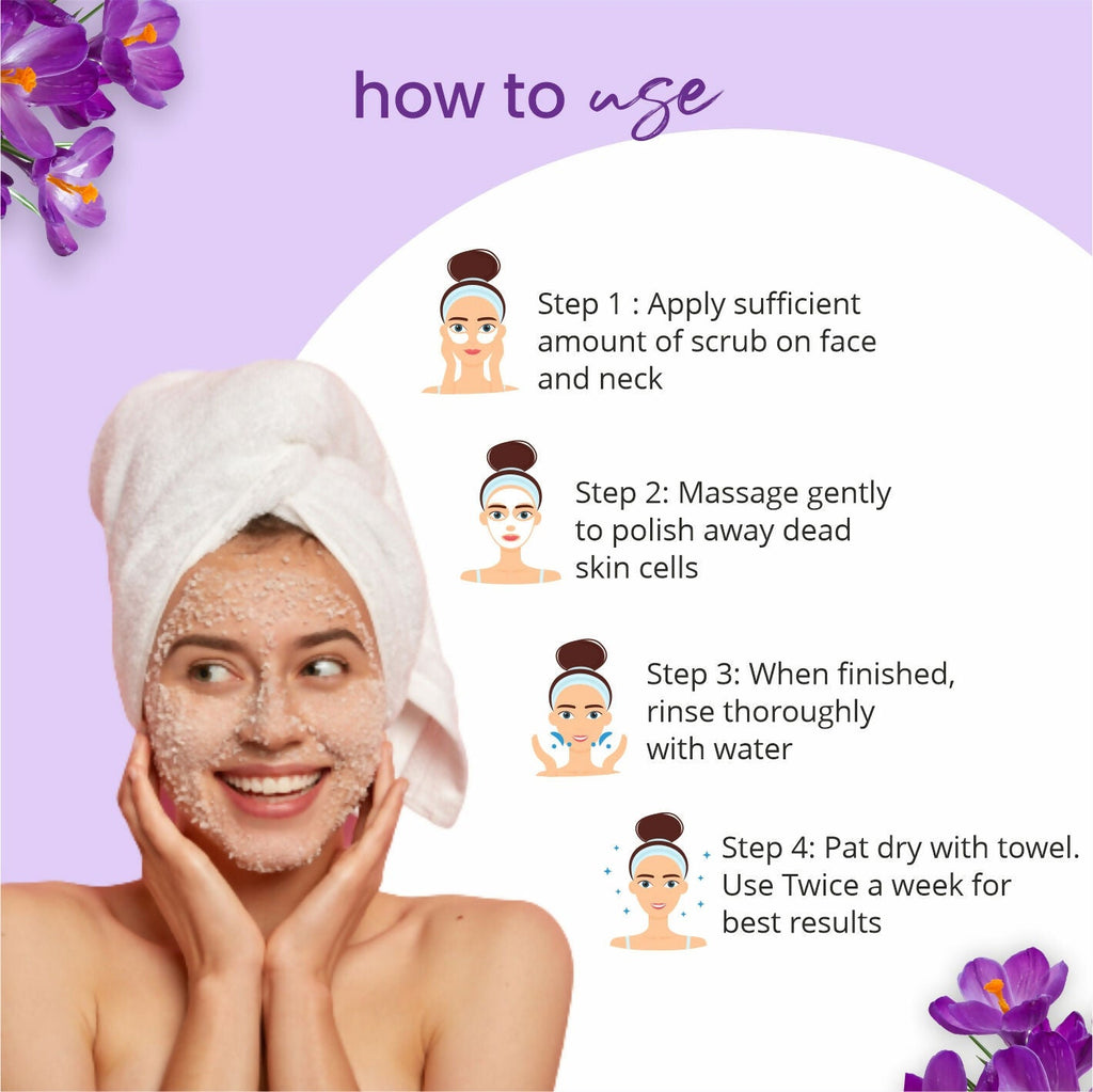 Globus Naturals Ayurvedic Kumkumadi Skin Lightening Face Scrub | Grocsy