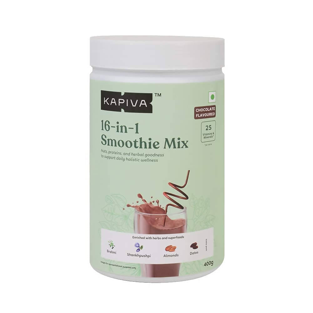 Kapiva Ayurveda 16 in 1 Smoothie Mix - Chocolate Flavour | Grocsy