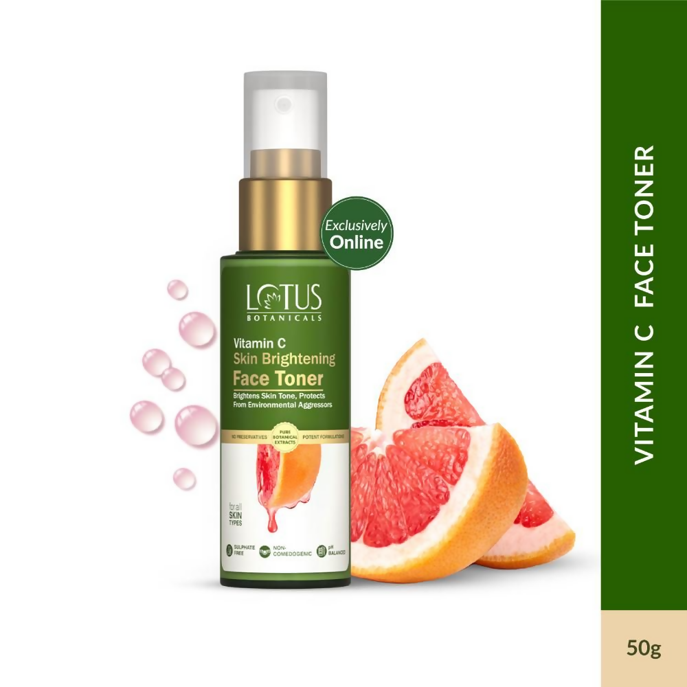 Lotus Botanicals 100x Vitamin C Skin Brightening Face Toner | Grocsy