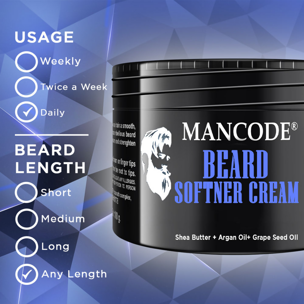 Mancode Beard Softener Cream | Grocsy