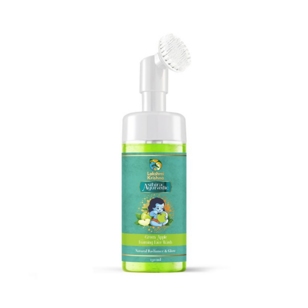 Lakshmi Krishna Green Apple – Foaming Face Wash | Grocsy