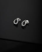 Silver Toned With Pearl & Cz Studded Studs Earring - Wahe Jewels - Swadesiicart
