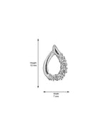 Silver Toned With Pearl & Cz Studded Studs Earring - Wahe Jewels - Swadesiicart