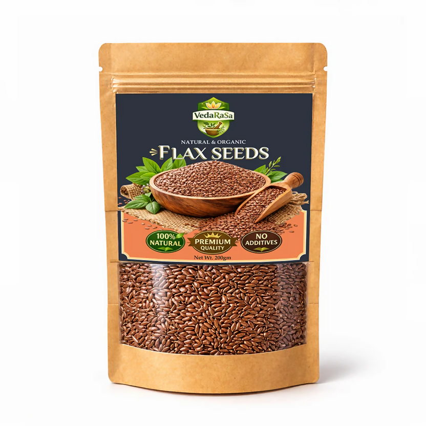 VedaRasa Flax Seeds (Alsi Seeds) | Grocsy