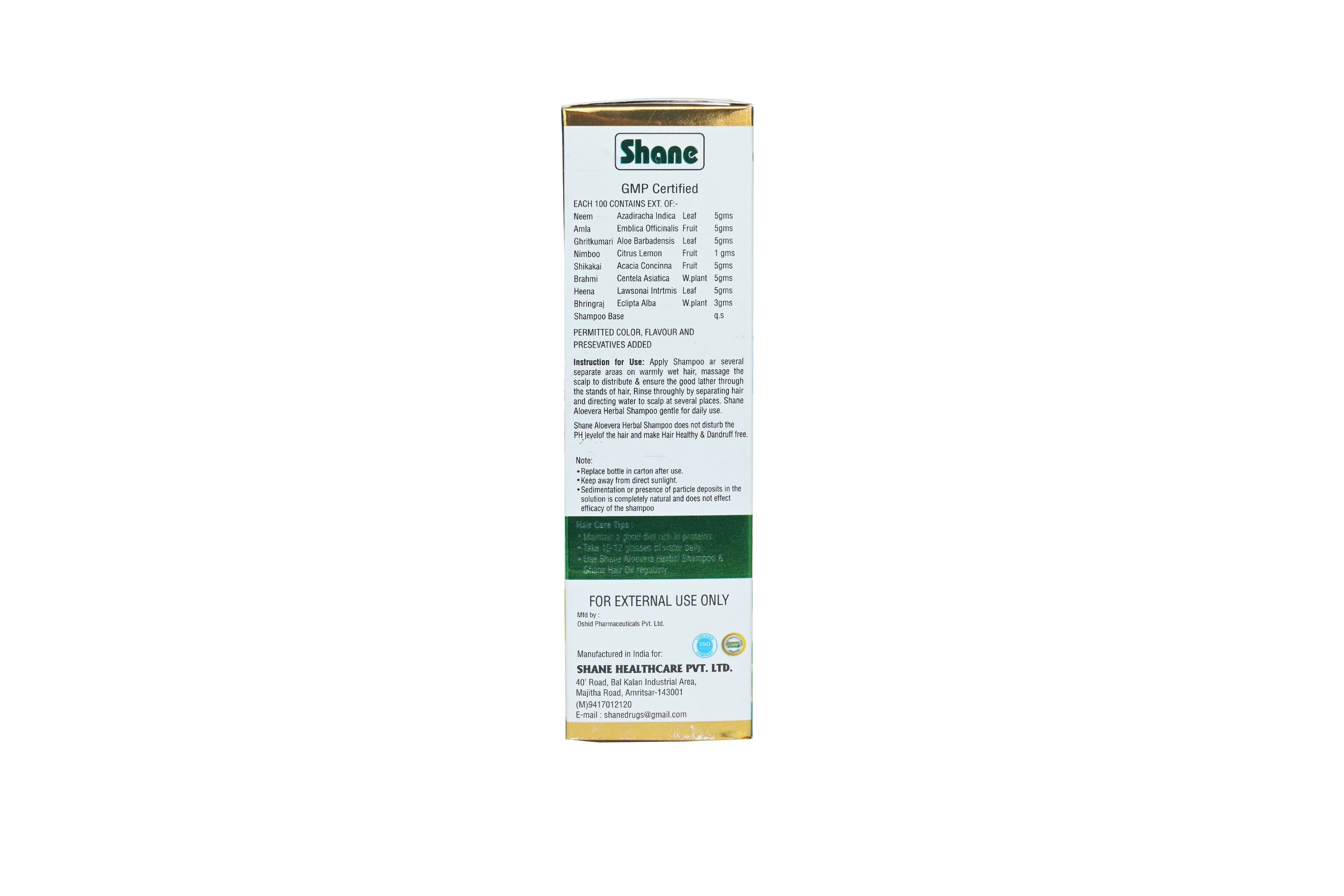 Shane Oshid's Aloevera Herbal Shampoo | Grocsy