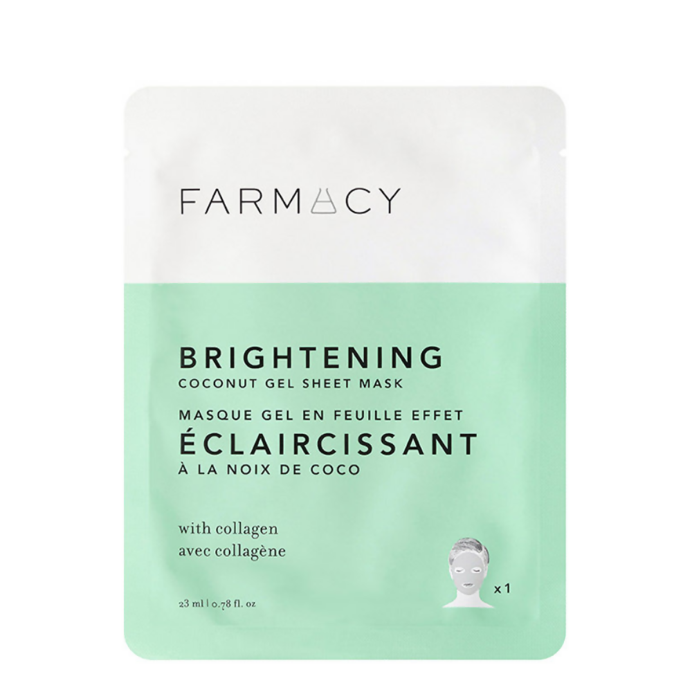 Farmacy Brightening Coconut Gel Sheet Mask | Grocsy