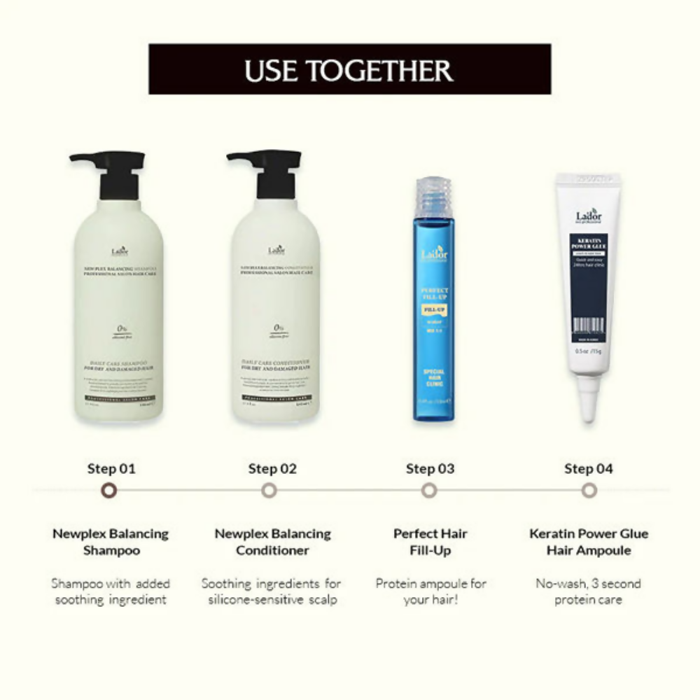 La'dor Newplex Balancing Conditioner - Scalp Soothing Korean Conditioner for Dry Hair | Grocsy