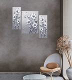 Tehzeeb Creations Set Of 3 Digital Wall Painting | Grocsy