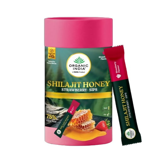 Organic India Sj Honey Sips - Strawberry | Grocsy