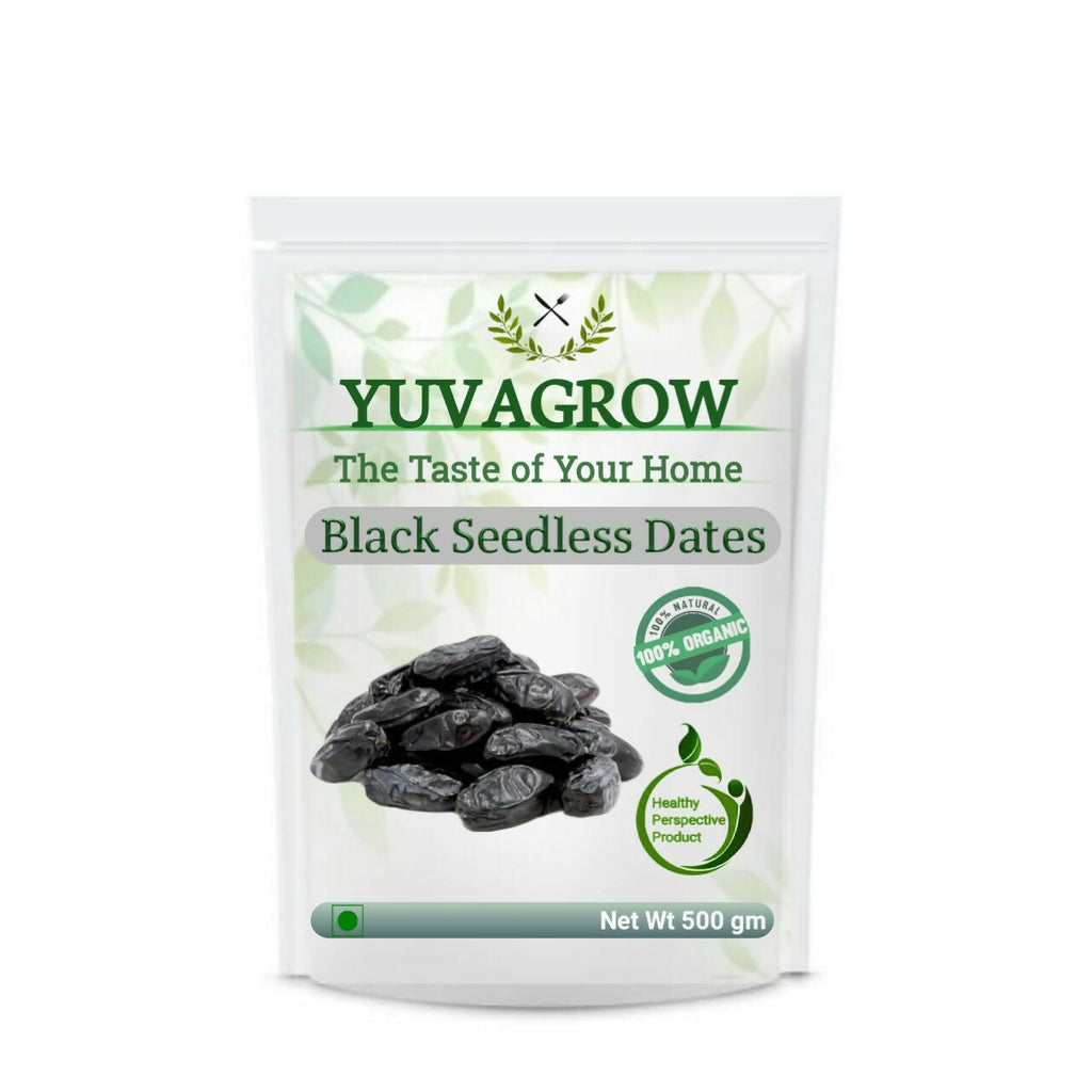 Yuvagrow Black Seedless Dates | Grocsy