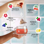 Tea Treasure Berry Blast Fruit Tea Bags | Grocsy