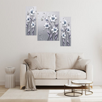Tehzeeb Creations Set Of 3 Digital Wall Painting | Grocsy