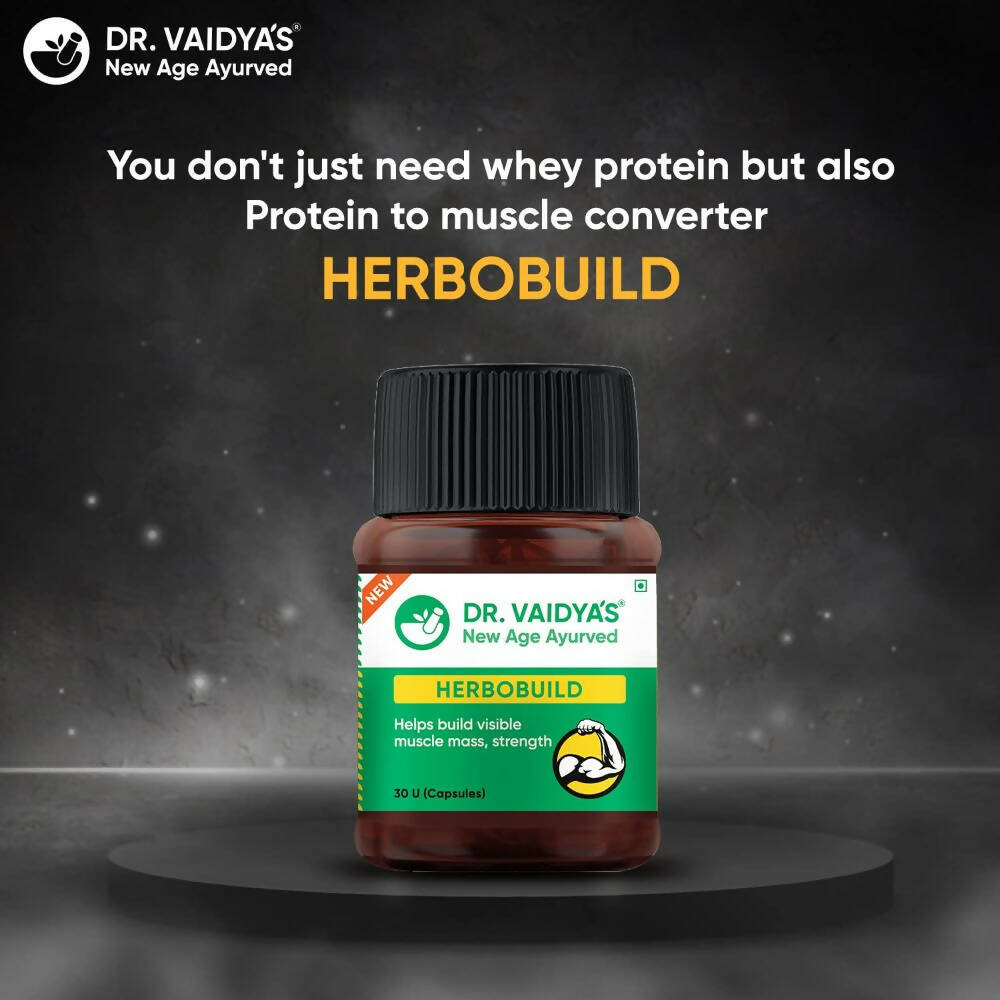 Dr. Vaidya's Herbobuild Capsules | Grocsy