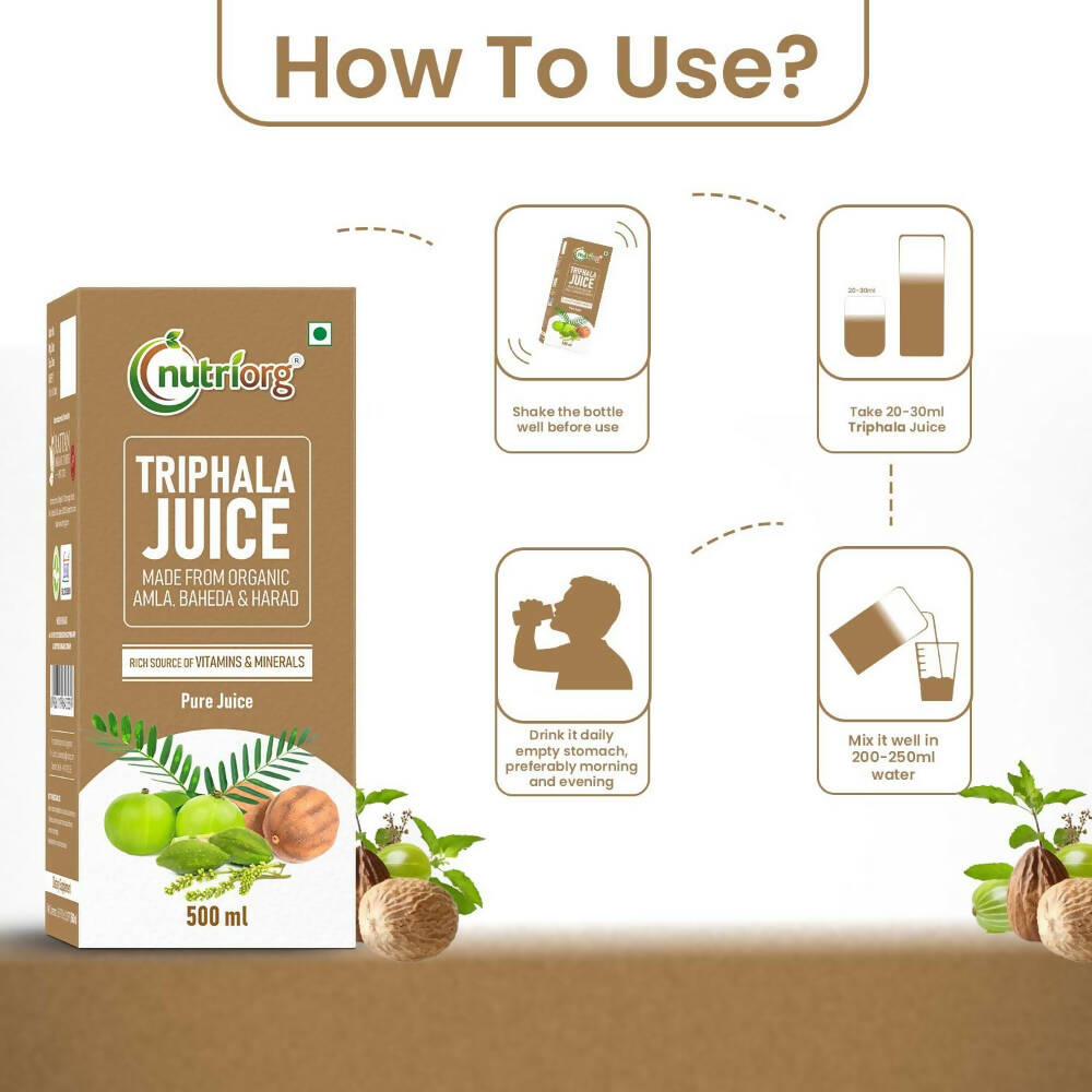 Nutriorg Triphala Juice | Grocsy