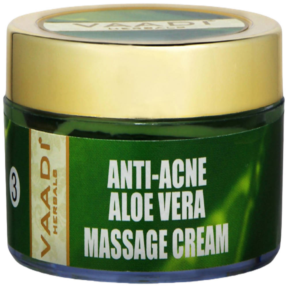 Vaadi Herbals Anti Acne Aloe Vera Massage Cream | Grocsy