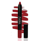 FLiCKA Lasting Lipsence Crayon Lipstick 12 Insta Diva - Light Red | Grocsy