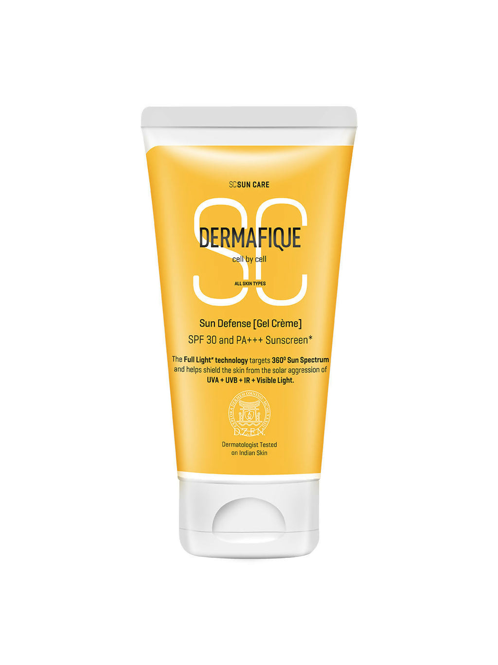 Dermafique Sun Defense Gel Creme SPF 30 Sunscreen, Prevents Tanning And Pigmentation | Grocsy