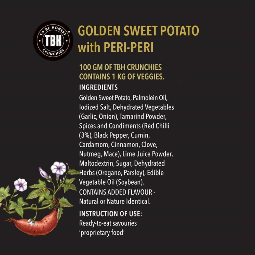 To Be Honest Golden Sweet Potato with Peri-Peri | Grocsy