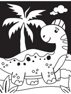 Dreamland Publications Dinosaur Neon Colour and Sticker Dots Book Over 500 Stickers For Kids | Grocsy