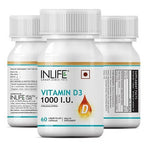 Inlife Vitamin D3 1000 IU Capsules | Grocsy