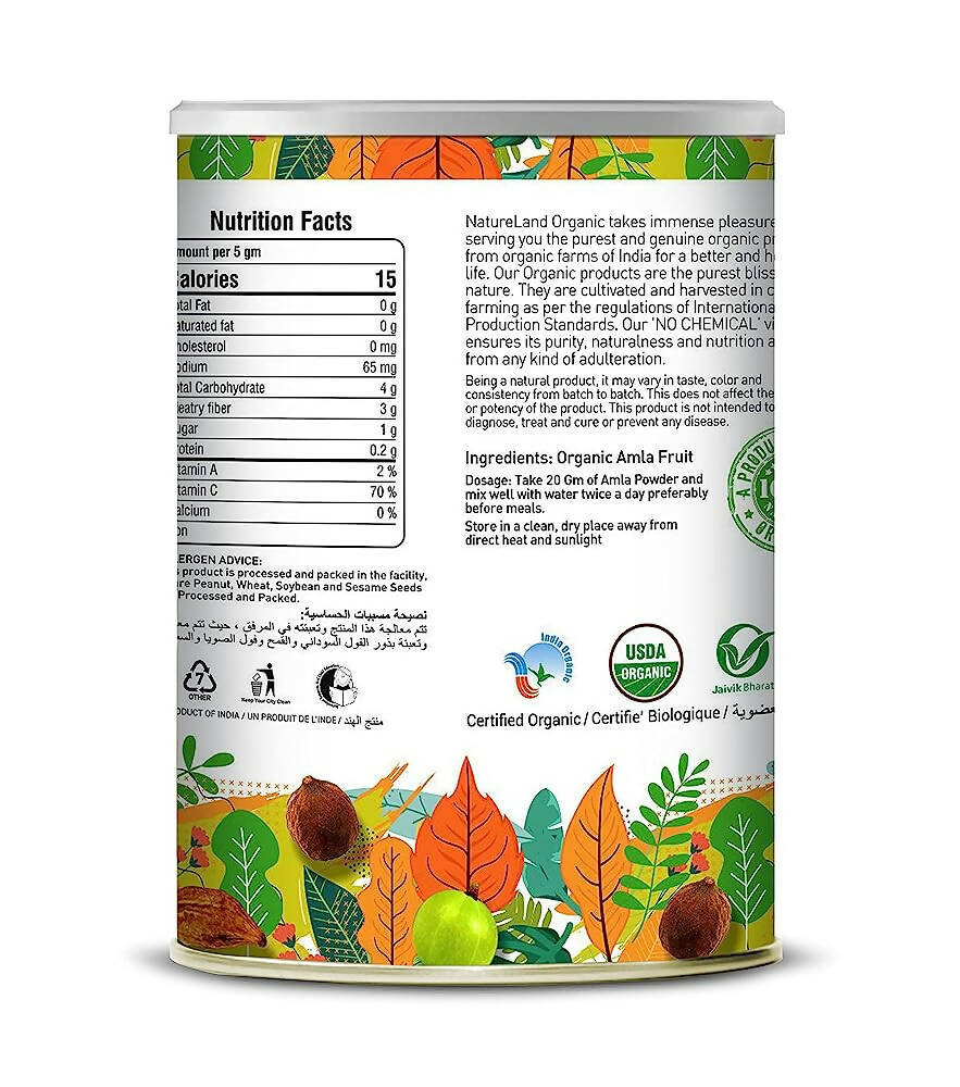 Nature Land Organics Triphala Powder | Grocsy